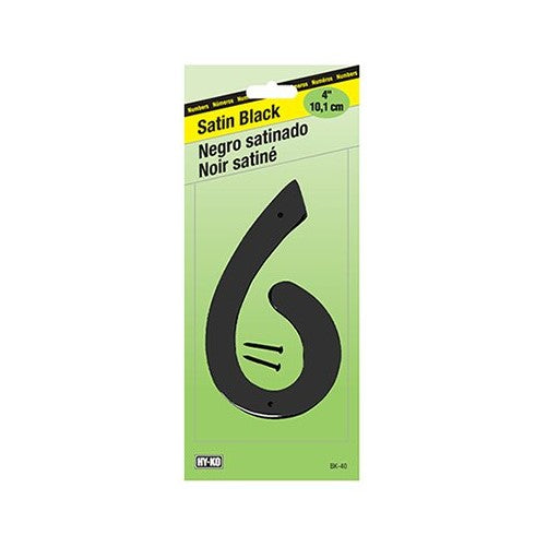 HY-KO PROD BK-40/6 4" Zinc #6 Black/Nails