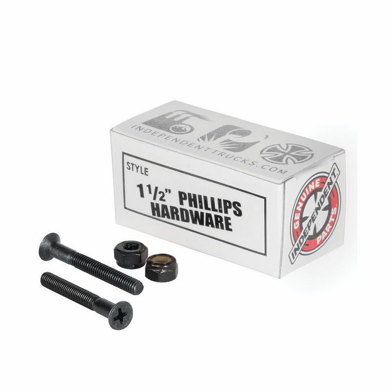INDEPENDENT Genuine Parts Phillips Hardware 1.5" (1 1/2") Black