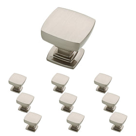 Franklin Brass P29542K-SN-B Satin Nickel 1-1/8-Inch Webber Kitchen Cabinet Hardware Knob, 10 pack