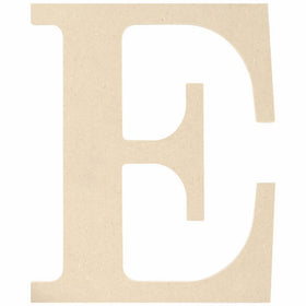 MPI MDF Classic Font Wood Letters and Numbers, 9.5-Inch, Letter E