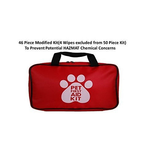 AKC Pet First Aid Kit, Red (46 Piece) Modified