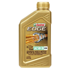 Castrol 06037 EDGE 5W-30 A3/B4 Advanced Full Synthetic Motor Oil, 1 quart