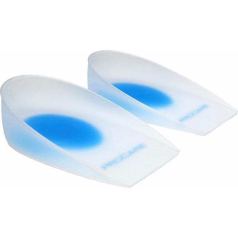 ProCare Silicone Heel Cup Inserts, 1 Pair, Small/Medium (Shoe Size: Men's 5 - 9 / Women's 5.5 - 9.5)