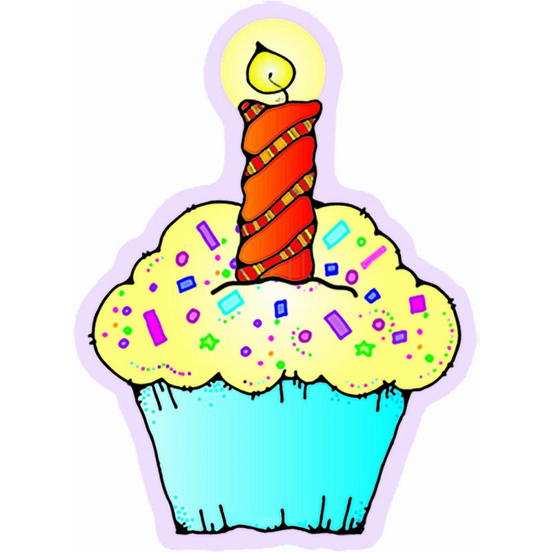 Carson Dellosa D.J. Inkers Cupcakes Cut-Outs (620004)