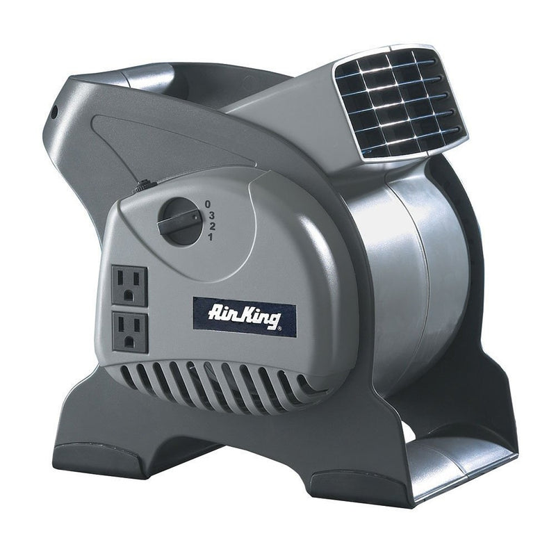 Air King 9550 3-Speed Pivoting Utility Blower with Grounded Outlets