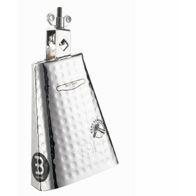 Meinl Percussion KA625 Kenny Aronoff Signature Hand Hammered Steel Cowbell With Chrome Finish, 6 1/4-Inch