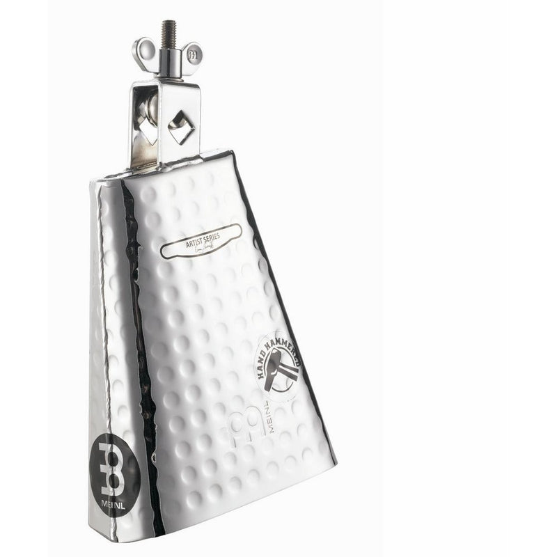 Meinl Percussion KA625 Kenny Aronoff Signature Hand Hammered Steel Cowbell With Chrome Finish, 6 1/4-Inch