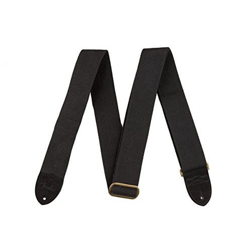 Fender Strap,Cotton W/Fender Oval Black