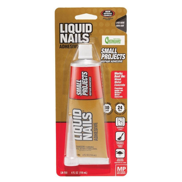 Liquid Nails LN700 4-Ounce Small Projects and Repairs Adhesive