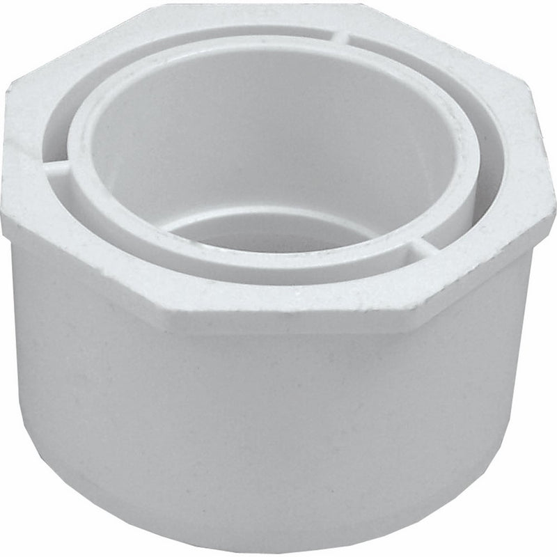 Genova Products 30232 PVC Reducing Bushing, 3" x 2"