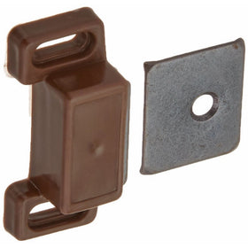 BRAINERD MFG/LIBERTY HDW C080X1C-BR-P BRN Magnetic Catch/Door Strike