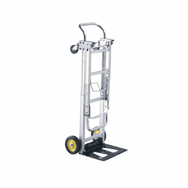 Safco Products 4050 Hide-Away Convertible Utility Hand Truck, Silver