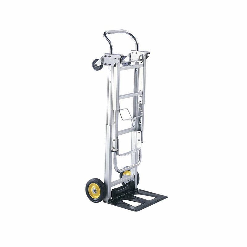 Safco Products 4050 Hide-Away Convertible Utility Hand Truck, Silver