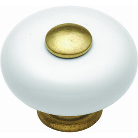 Hickory Hardware P222-LP 1-1/4-Inch Tranquility Cabinet Knob, Lancaster Hand Polished