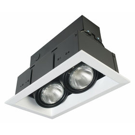 Eurofase TE132-02 2-Light PAR30 Recessed Mutiple Strip Trim, White