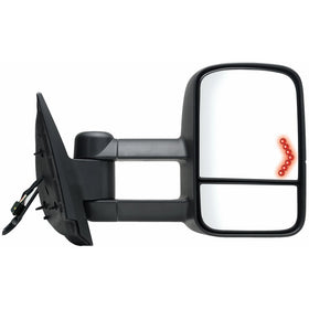 Fit System 62093G Chevrolet/GMC/Cadillac Passenger Side Replacement Towing Mirror with Dual Glass and Turn Signal