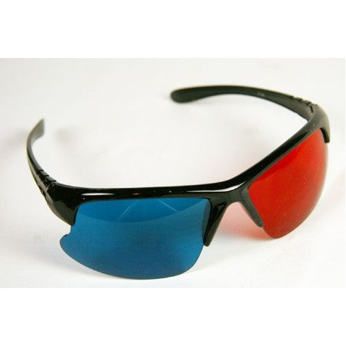 Pro X Style Red/Cyan 3D Glasses for Movies and Games on Flat Screens