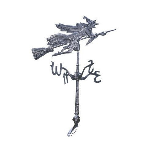 Design Toscano Windblown Wicked Witch Metal Weathervane: Roof Mount