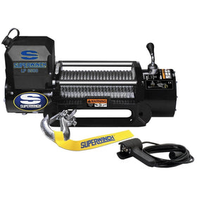 Superwinch 1585202 LP8500 Winch Gen II 12 VDC 8500lbs/3856kg, steel hawse, handheld remote