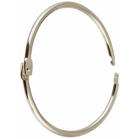 School Smart Nickel Plated Loose Leaf Ring, 2" Diameter (Pack of 50)