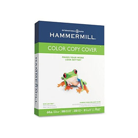 Hammermillamp;reg; Cover Stock, 60lb, 98 Brightness, Letter, White, 250 Sheets