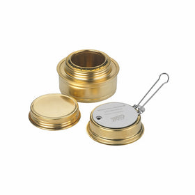 Esbit Brass Alcohol Burner Camping Stove with Variable Temperature Control
