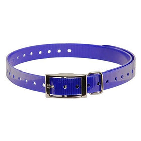 Dog Strap Size: 3/4" W x 28" D, Color: Blue