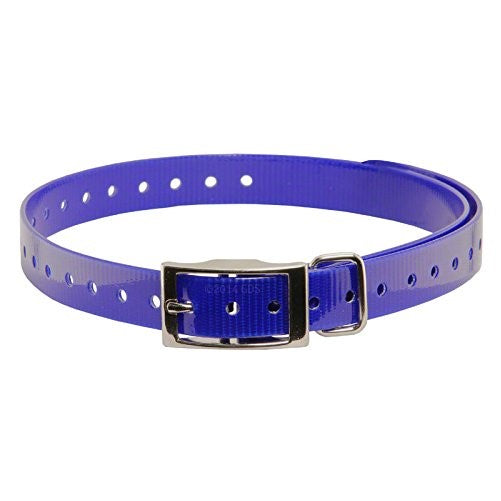 Dog Strap Size: 3/4" W x 28" D, Color: Blue