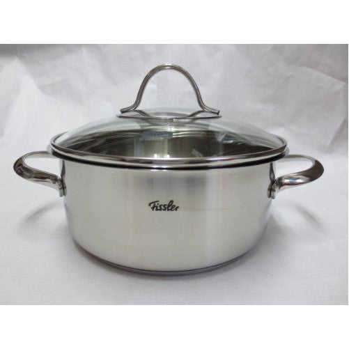 Fissler Stainless Steel Casserole with Glass Lid 2.5 Qt. by Fissler Paris