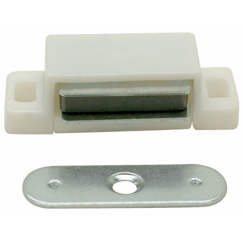Ultra Hardware 13502Plastic Magnetic Catch, White