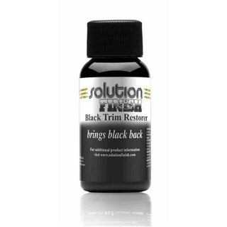 Solution Finish Black Plastic & Vinyl Restorer - Use for Car and Truck Detailing - 1 oz.