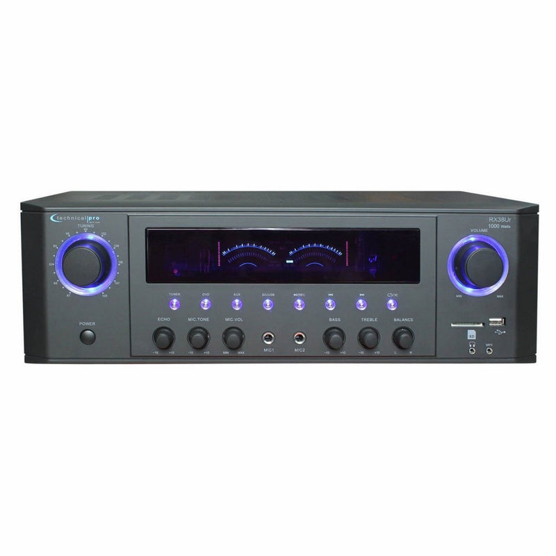 Technical Pro RX38UR Professional Receiver with USB & SD Card Inputs