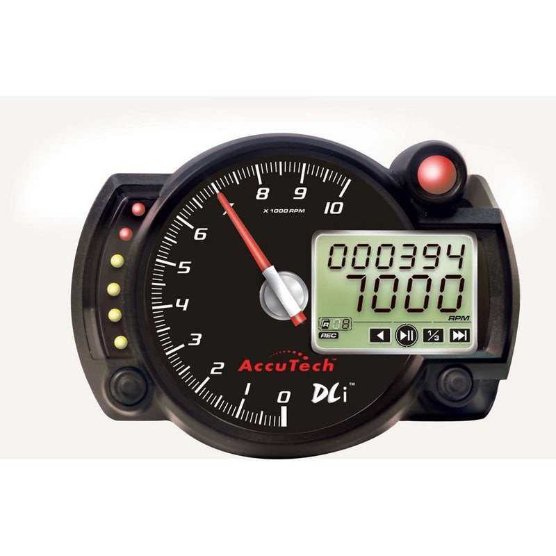 Longacre 44390 3.75" Tachometer with Data Logging Stepper Motor