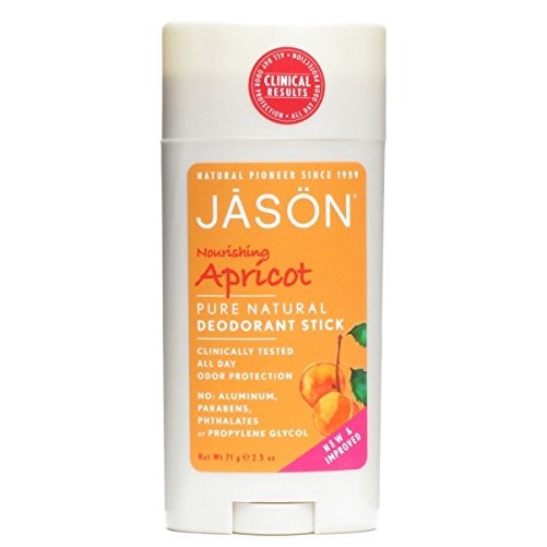 Nourishing Apricot Deodorant Stick Jason Natural Cosmetics 2.5 oz Stick