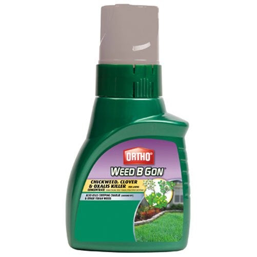 Ortho Weed B Gon Chickweed, Clover and Oxalis Killer for Lawn Concentrate, 16-Ounce