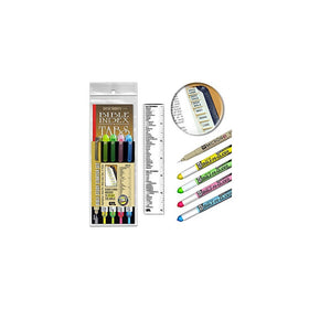 Accu-Gel & Pigma Micron Bible Study Starter Sets with Gold Verse Finder Bible Tabs
