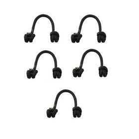 Black Archery Release Bow String Nock D Loop Bowstring (5 Pieces)