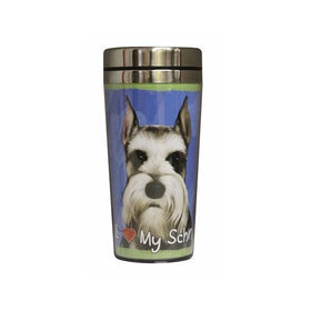 E&S Pets Stainless Steel Schnauzer Tumbler, 16 oz
