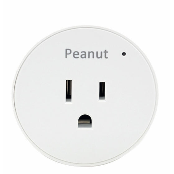 Securifi Peanut Smart Plug (1 Minute Setup), NEEDS Almond (read below for compatible units), Remotely Monitor and Control Lights Appliances using Free iOS/Android Apps, Works with Alexa