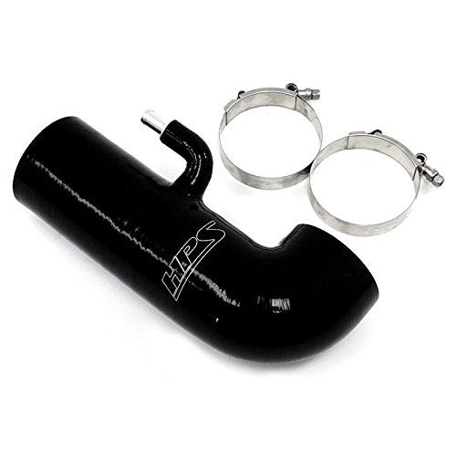 HPS 57-1231-BLK-2 Black Silicone Air Intake Hose (Post MAF Delete Stock Sound Tube)