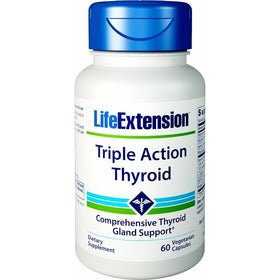 Life Extension Triple Action Thyroid, 60 Vegetarian Capsules