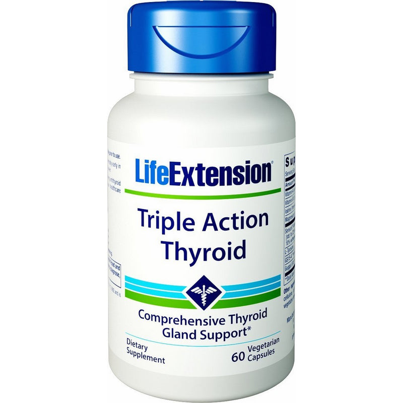 Life Extension Triple Action Thyroid, 60 Vegetarian Capsules