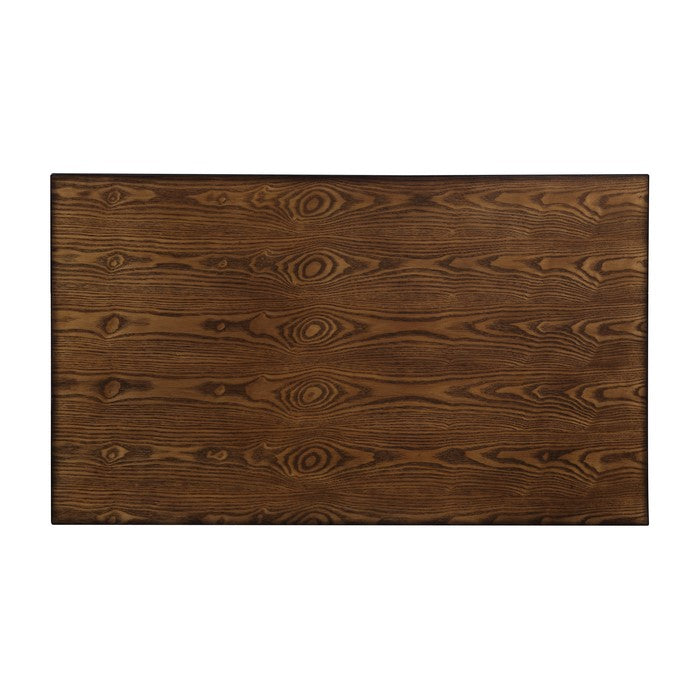 Wooden Coffee Table with Drop Down Storage and Caster Wheels, Brown