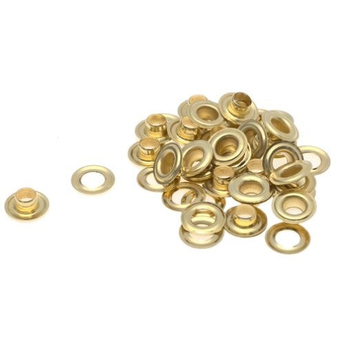 Lord & Hodge 1074-0 #0 Brass Grommet Refills 24 Count