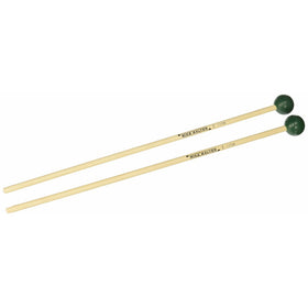 Mike Balter 105B Round Rubber Xylophone Medium-Hard Marimba Mallets - Dark Green