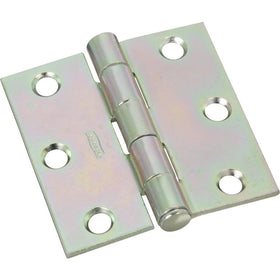 National Hardware N195-644 V504 Removable Pin Broad Hinges in Zinc plated, 2 pack