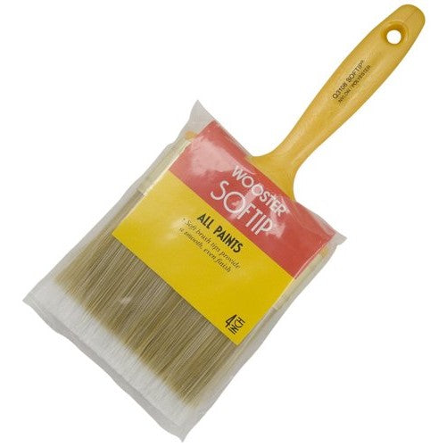 Wooster Brush Q3108-4 Softip Paintbrush, 4-Inch