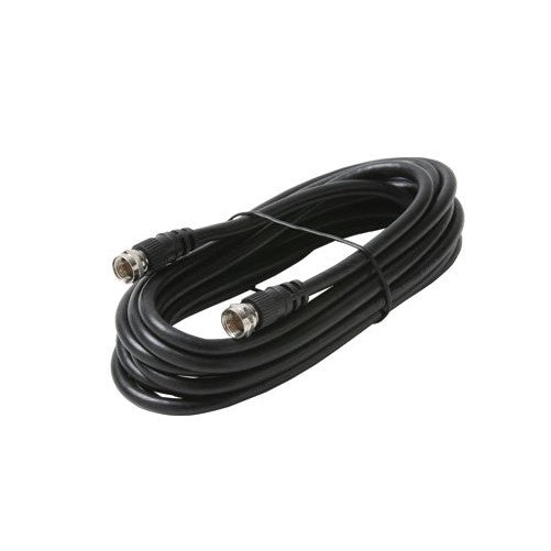 6' F-F Black Rg59 Cable