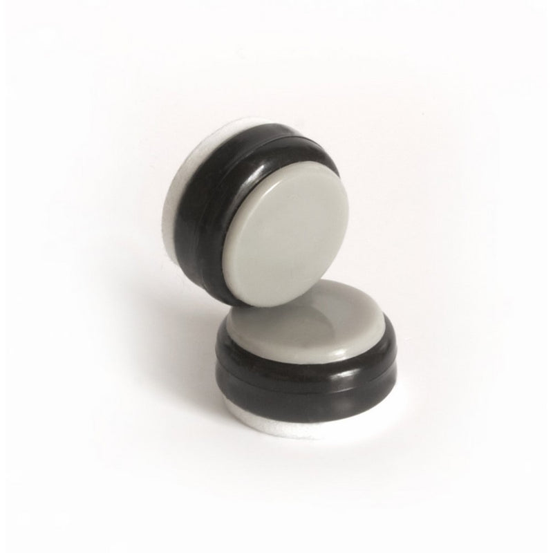 Slipstick CB190 ¾ Inch Floor Protector Chair Leg Glides/Furniture Feet Sliders (set of 16) Self Stick or Screw On - Black