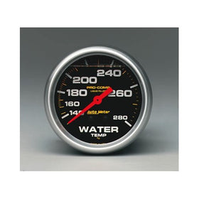 Autometer 5431 2-5/8" WATER TEMP, 140- 280F, 6' TUBING, MECH